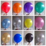 Balon Latex Metalic 12 Inch