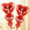 Balon Foil Love I Love You 3 Serangkai Warna Merah