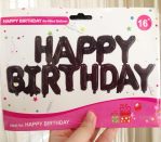 Balon Foil Huruf Happy Birthday Set