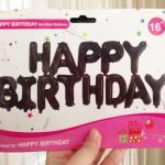 Balon Foil Huruf Happy Birthday Set